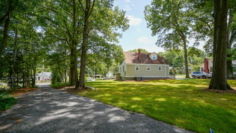 View of back of the farmhouse From Cottage