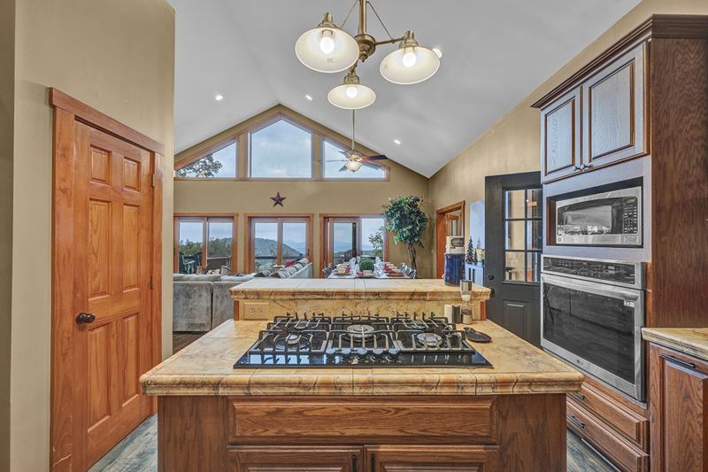 Fully stocked kitchen