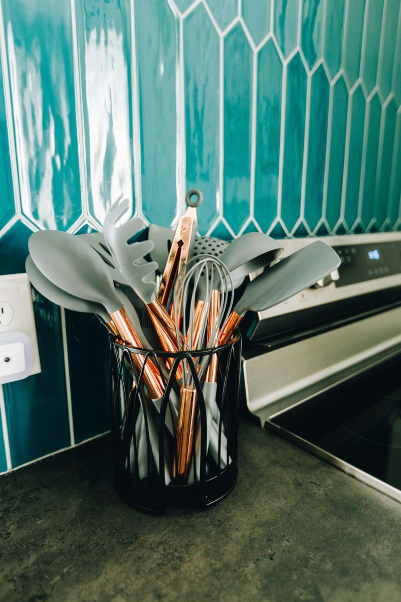 Boho designer touches throughout