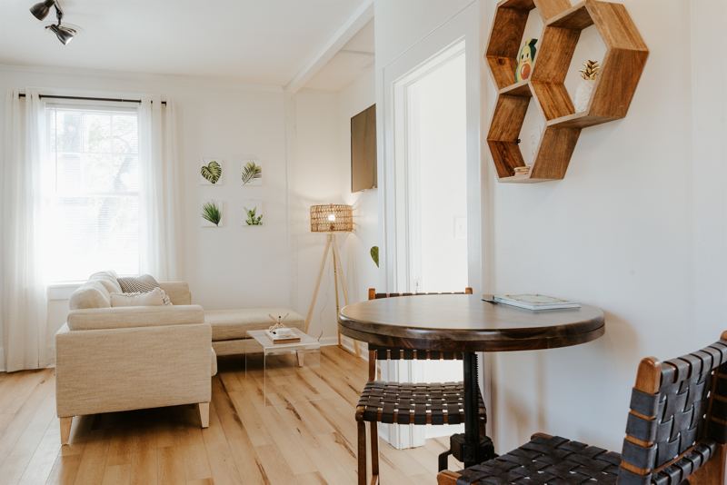 Open Concept Living Room & Kitchen