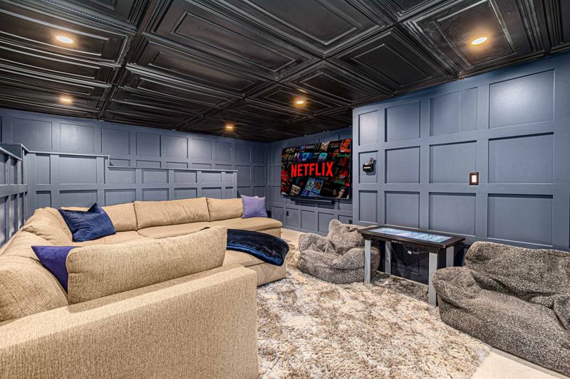 Family Movie Night gets an upgrade in your own luxury movie room with 86-inch TV!