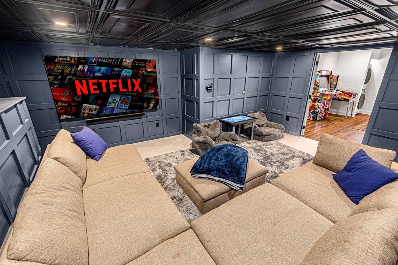 Family Movie Night at its finest, in your own luxury movie room with 86-inch TV!