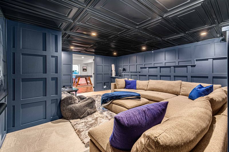 Family Movie Night at its finest, in your own luxury movie room with 86-inch TV!