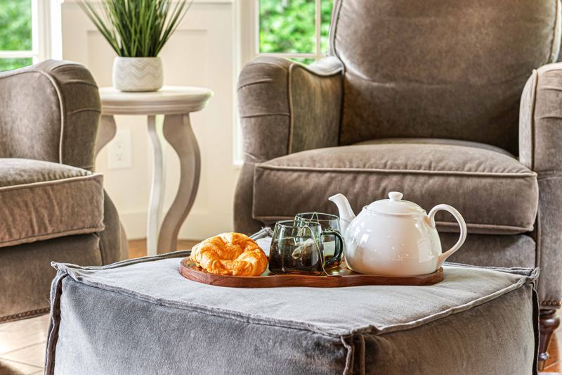 Enjoy a book or each other's company in the Master Bedroom nook