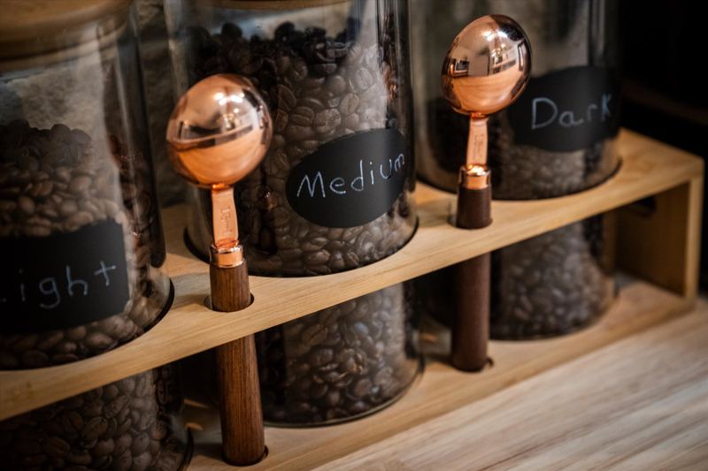 Whole Bean coffee bar!