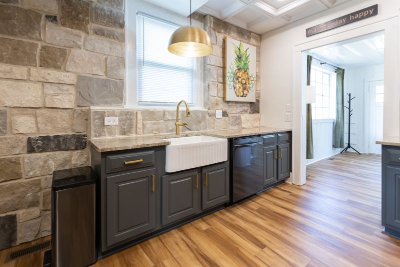 Main House Bottom Floor Unit - Magazine Worthy Fully Stocked Kitchen encapsulated with Jade Stone!